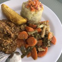 $3 plate at Tony's F in Santo Domingo