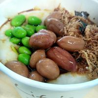 Vegetarian Jade Tofu Porridge - Peanut is compliment  at Mr Bean - Fusionopolis in West Singapore