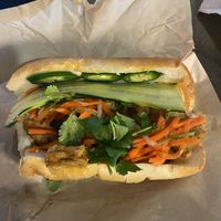 Tofu banh mi - no Mayo  at Vinason in Seattle