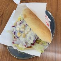 Vegan Seitan Döner (10 CHF) at La Sofra in Basel