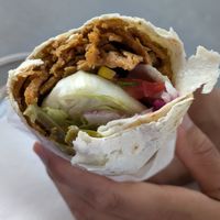 Inside the wrap at La Sofra in Basel