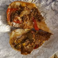 Vegan philly (inside) at Peterson Bros 1111 in Tacoma