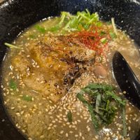 Salt ramen (clear soup) at Veggy Way in Sapporo