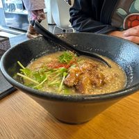 Salt ramen at Veggy Way in Sapporo