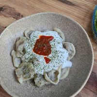 Turkish Ravioli at Vegan House in Antalya