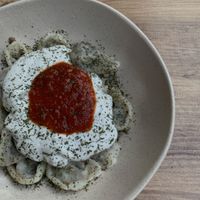 Manti / turkish dumplings  at Vegan House in Antalya
