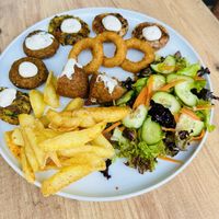 Mixed veggie balls   at Vegan House in Antalya