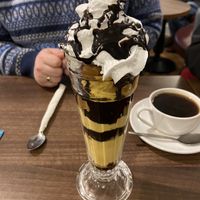 Lotus vegan sundae  at Cadwaladers in Criccieth