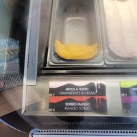 Mango Sorbet (Vegan) #Veganuary at Cadwaladers in Criccieth