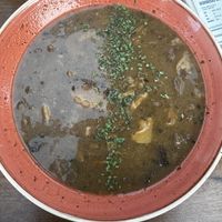 Vegan mushroom stew   at Gostilnica Štrud'l in Bohinjska Bistrica