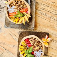 Sun Burn & Tropical Island & Smoothie Bowl  at Tropical Juice Corner in Lembongan