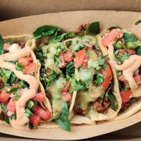 Vegan Green Tacos for $2.22each?! Hell yeah Taco Tuesday! at Vegan GreenGO in Santa Barbara