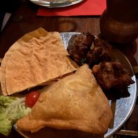 Samosa 😍  at Mayura in Barcelona