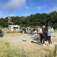 Schlange bei Sylter Suppen  at Sylter Suppen in List