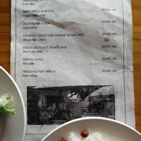 Menu page 2 at Chay Con Dao Healthy in Con Dao