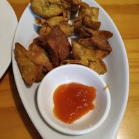 Wontons (60k vnd) filled with tofu and peas (I think) at Chay Con Dao Healthy in Con Dao