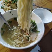 Noodle soup with vegetables and tofu (it's a large portion and really delicious) at Chay Con Dao Healthy in Con Dao
