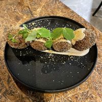 Arancini balls  at Greenhouse Canteen & Bar in South Brisbane