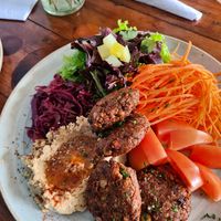 Veg bowl at Cumana Bistro Food in Salento