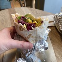 Huge and delicious vegan burrito at Zocalo in Copenhagen