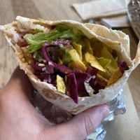 Huge and delicious vegan burrito at Zocalo in Copenhagen