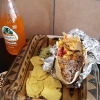 Buena vista burrito with jackfruit at Zocalo in Copenhagen