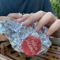 Burrito “VeraCruz 🌶🌶” with jackfruit. $15.70 (100kr). at Zocalo in Copenhagen