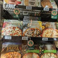 Frozen vegetarian and vegan pizzas at Organic Foods and Cafe - SZR  in Dubai