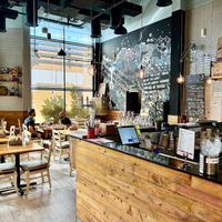 The cafe  at Organic Foods and Cafe - SZR  in Dubai