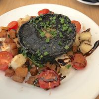 Vegan cooked breakfast  at Cafe Sobar in Nottingham