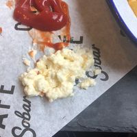 ‘Vegan mayo’ think it had gone off x at Cafe Sobar in Nottingham