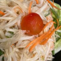 Papaya salad  at Kittiwat Thai Kitchen in Frederick