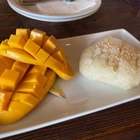 Mango sticky rice  at Kittiwat Thai Kitchen in Frederick