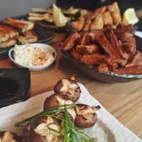 Grilled mushroom at Nami in Varberg