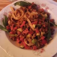 Vegan ragout at Roecklplatz in Munich