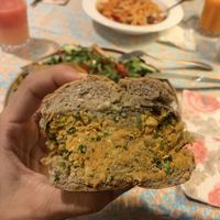 vegan sandwich yuuummmm at Twelve Tables in Yerevan