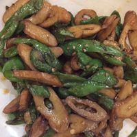 Delicious gluten and hot peppers  at JingXin in Changsha