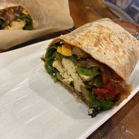 Breakfast burrito   at Pressed Cafe in Burlington