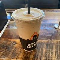 Turned the peanut butter power vegan by taking away the yogurt and adding banana - delish!  at Pressed Cafe in Burlington