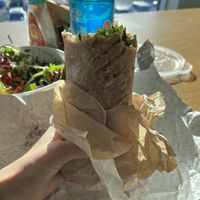 Vegan Ricky Martin burritoo  at Pressed Cafe in Burlington