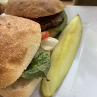 Vegan Middle East sandwich  at Pressed Cafe in Burlington