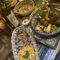 Rice & falafel  at Fairouz in Milan