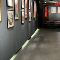 Entrance corridor   at Meimen FángKōngDòng 梅門防空洞 in Taipei