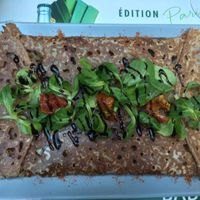 The vegan galette. It was very good and filling ! at Crêperie Les 4 Saisons in Amboise