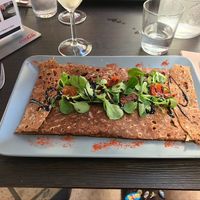 Galette végane at Crêperie Les 4 Saisons in Amboise