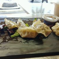 vegan gyoza at 107 Taste in Miami