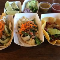Delicious veggie tacos!  at Craft and Taco Lounge in Escondido