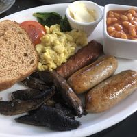 Full English (vegan)   at Prana Cafe in Leicester