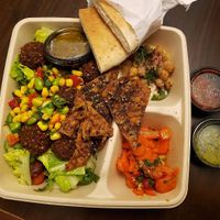Falafel salad at Dish n' Dash in San Jose