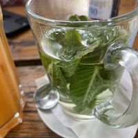Mint tea  at Hans im Glück in Bonn